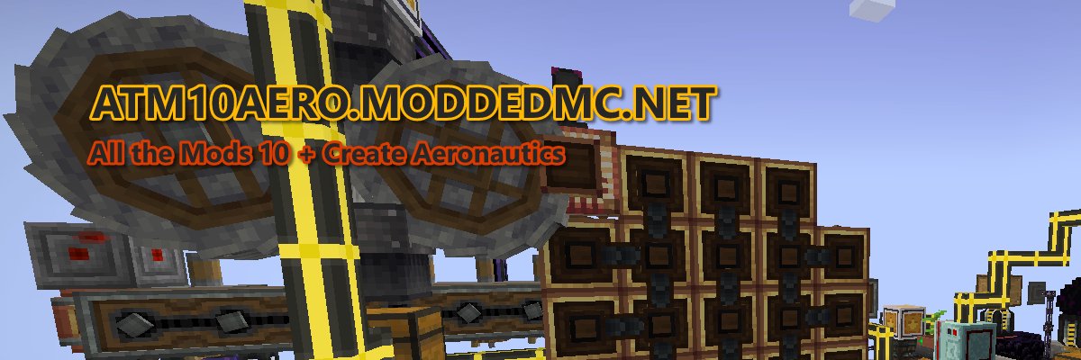 All the Mods 10: Aeronautics | ModdedMC Network banner